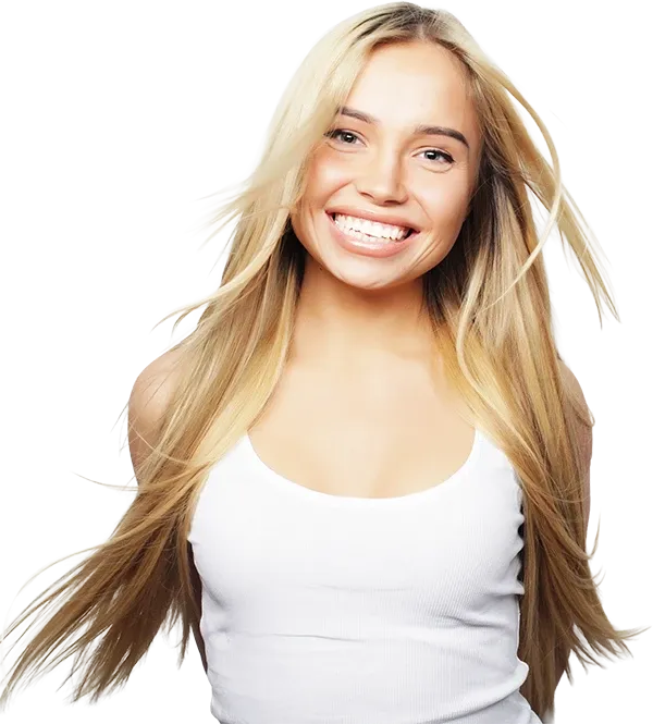 Smiling orthodontic patient of Bussick Orthodontics