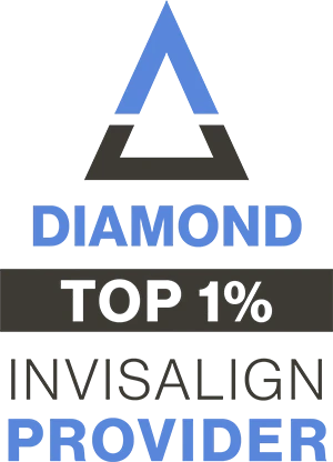 Invisalign Diamond Top 1% Provider badge